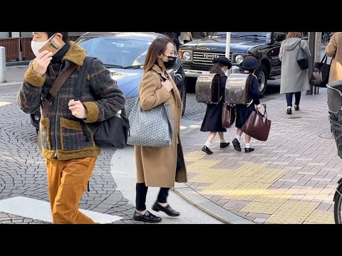 Видео: Жизнь в Японии. Уютный Токио. Прогулка по улице: магазины, рестораны, прохожие.
