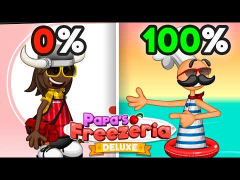 Видео: Я ПРОШЕЛ Papa's Freezeria Deluxe на 100%
