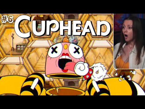 Видео: Cuphead #6 - Ночь с пчелой