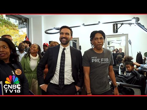 Видео: ВИДЕО: Кандидат на пост мэра Нью-Йорка Зохран Мамдани встречается с представителями малого бизнес...