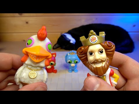 Видео: Безумные Игрушки в Бугрер кинг Злые Звери Feisty Pets Злючки