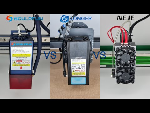 Видео: Сравнение Sculpfun S30 Pro Max, Longer Ray 5 20 Вт и Neje Max 4 - 20 Вт