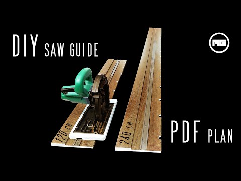 Видео: Самодельное руководство для циркулярной пилы || Homemade Circular Saw Guide