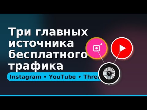 Видео: Урок 6. Три главных источника бесплатного трафика