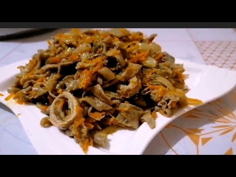 Видео: Ішек қарыннан салат жасау. Оңай рецепт. Салат из требухи.