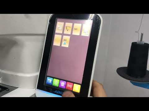 Видео: Изменение исходного положения шитья на Jack 1906