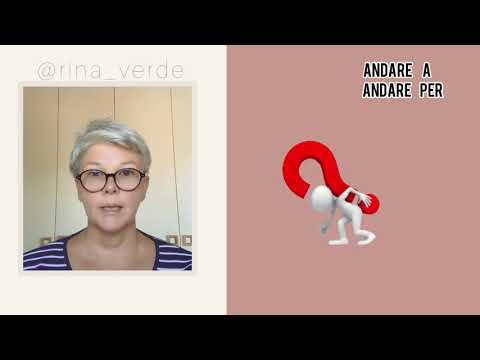 Видео: Итальянский язык. Andare A и Andare PER