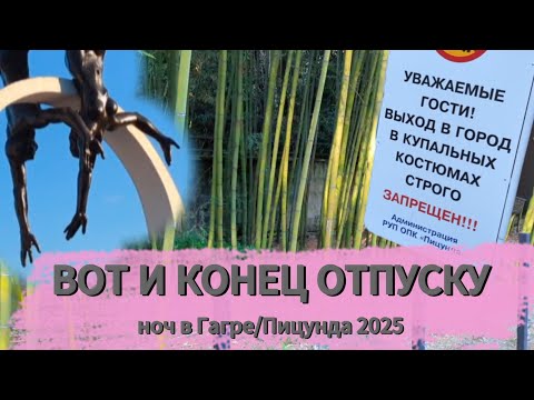 Видео: ПРОЩАЙ АБХАЗИЯ/КОНЕЦ ОТПУСКА/БЫЛО ТЯЖЕЛО/ПИЦУНДА 2025