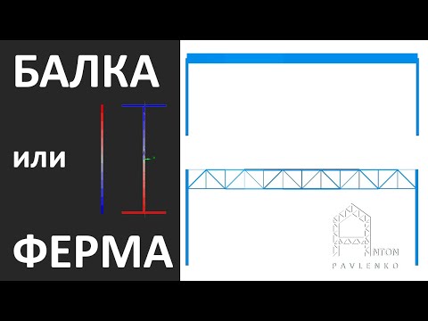 Видео: СТРОПИЛЬНАЯ БАЛКА или ФЕРМА? ЧТО ЛУЧШЕ?