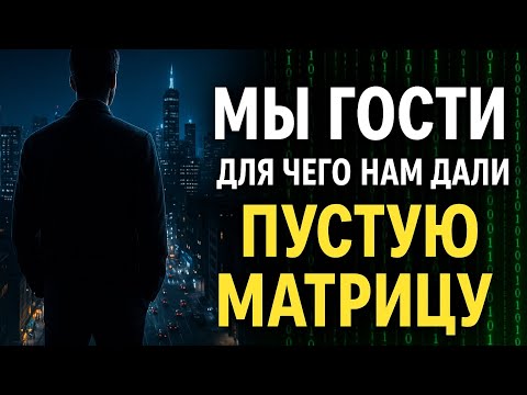 Видео: Ты ГОСТЬ : Для чего ТЕБЕ дали пустую МАТРИЦУ ?