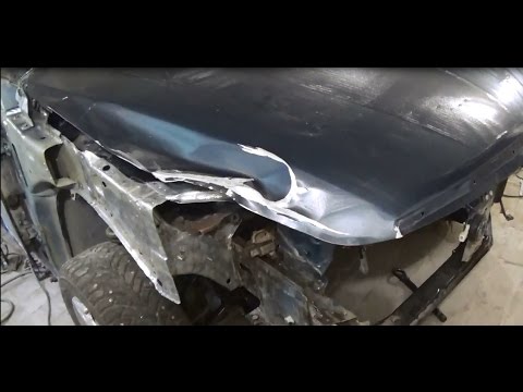Видео: Кузовной ремонт капота. Body Repair.
