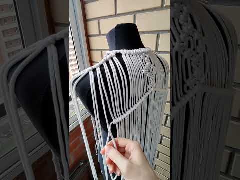 Видео: Жилет макраме мастер-класс Кофта макраме #macrame #макраме #кофтамакраме #macrametutorial