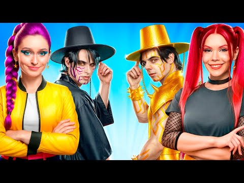 Видео: Золотой Джину против Темного Джину в борьбе за сердце Руми! КейПоп Охотницы на Демонов!