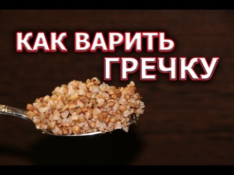 Видео: Как варить гречку на воде