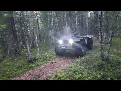 Видео: В лес на каракате. Проверка дороги.