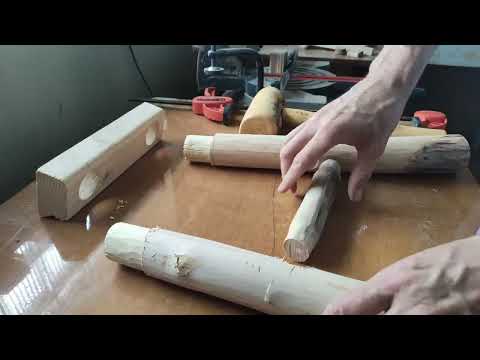 Видео: Making a chair from branches)) and a piece of board))//Табурет з гілок  і якоїсь дошки))