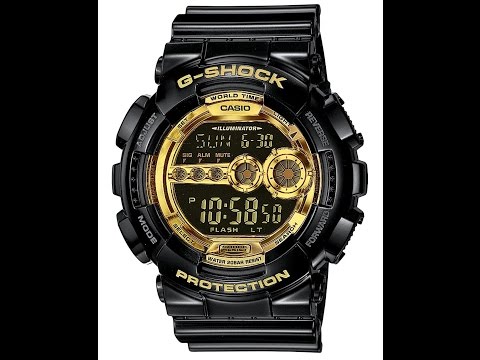 Видео: Обзор и настройка часов Casio G-Shock GD-100GB-1E [3263]