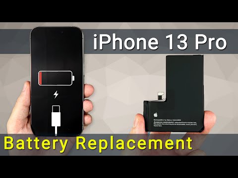 Видео: Замена батареи iPhone 13 Pro за 10 минут - больше никакой быстрой разрядки!