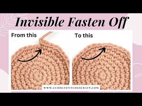 Видео: Как связать крючком невидимую застёжку | Урок по невидимой отделке