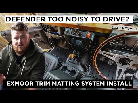 Видео: Напольное покрытие EXMOOR TRIM DEFEATER - установка DEFENDER - лучшее обновление на данный момент?