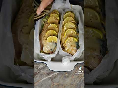 Видео: скумбрия в горчично соевом соусе на подушке из овощей