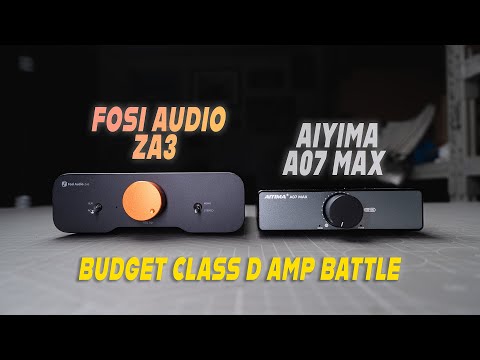 Видео: Aiyima A07 Max против Fosi ZA3 // 3 ключевых отличия + демонстрация звука