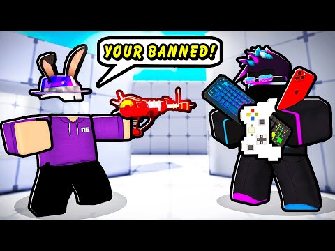 Видео: Я сразился 1 на 1 с ВЛАДЕЛЬЦЕМ на КАЖДОМ УСТРОЙСТВЕ в Roblox Rivals!