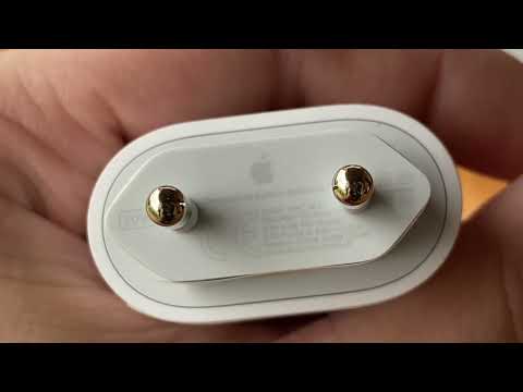 Видео: Оригинальная зарядка Apple 20W из Apple Store (Испания)
