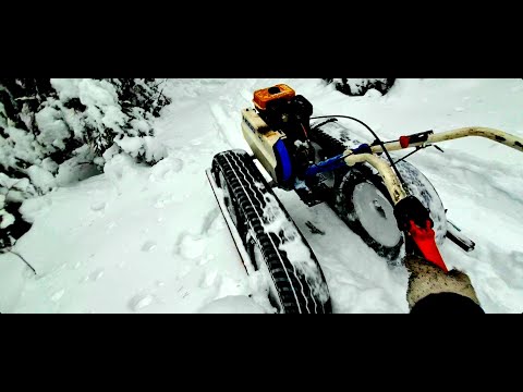 Видео: как не надо делать мотоблок на гусеничном ходу!