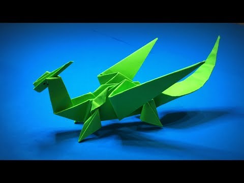 Видео: Оригами дракон | Как сделать бумажного дракона