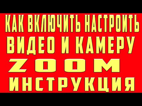 Видео: Как Включить Видео в Zoom Как Включить Камеру в Zoom Как Настроить Видео и Камеру в Zoom Зум