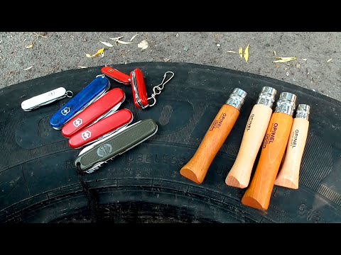 Видео: Ножи Opinel или Victorinox 2 часть