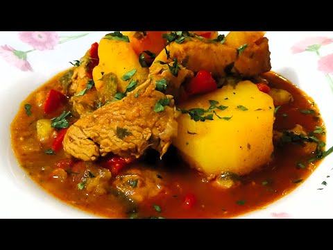 Видео: Легкий гуляш из свинины. Необыкновенно вкусный рецепт!