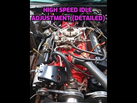 Видео: Регулировка холостого хода Quadrajet High Speed