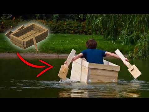 Видео: Лодка из Майнкрафт - Работает?