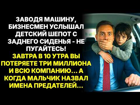Видео: Миллионер завел машину и замер с заднего сиденья раздался шепот: "Не пугайтесь! Вас хотят обокрасть"