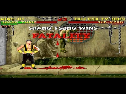 Видео: Mortal Kombat 2 Komplete Mugen Plus - SHANG TSUNG Полный проход 2022 !!!