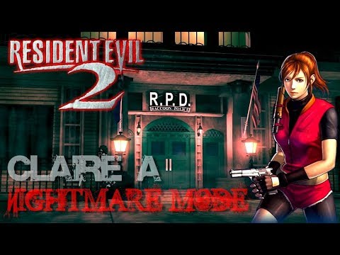 Видео: Resident Evil 2 Nightmare mode (Кошмарная сложность) [CLAIRE A]