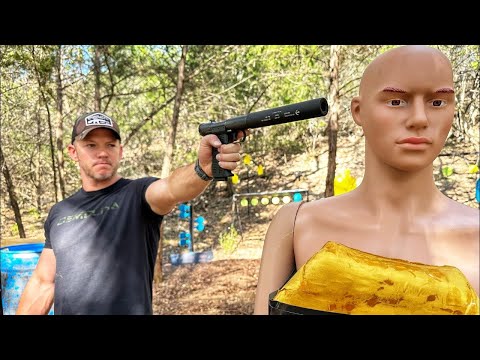 Видео: Пистолет для скрытных убийств - какая-то дичь?! | Разрушительное ранчо