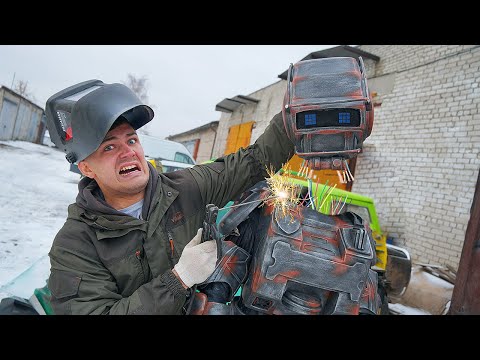 Видео: Чиним робота, чтобы подготовить его к битве с гигантским роботом!