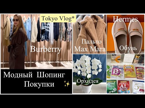 Видео: Пальто Max Mara * Burberry*🧥 обувь Hermes*👟  Шопинг & Покупки Японские витамины 🍁иммунитет