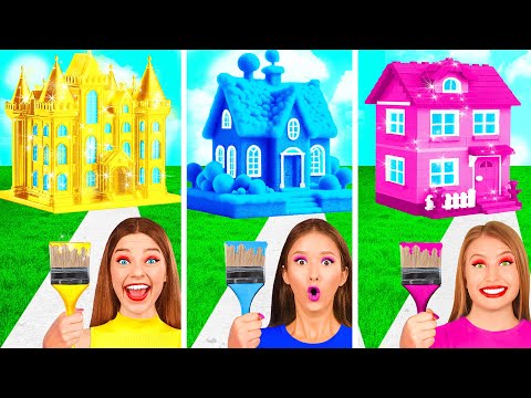 Видео: Домики Одного Цвета Челлендж | Смешные Моменты от Crazy DO