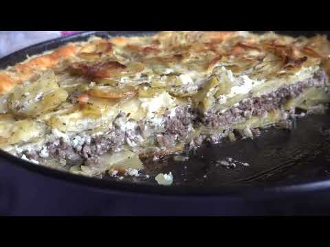 Видео: Вкусный Ужин для Всей Семьи! Картошечка с Фаршем в Духовке