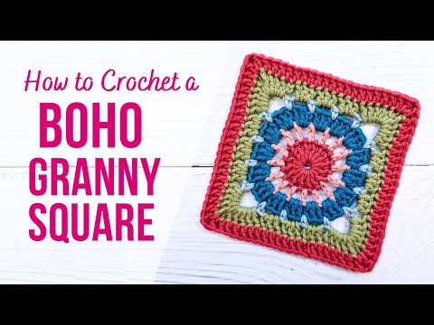 Видео: Как связать красивый бабушкин квадрат крючком