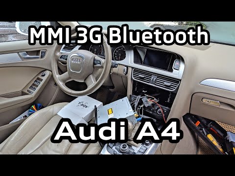 Видео: MMI 3G музыка по bluetooth T-BOX Audi A6 A8 A4 A5 Q3 Q5 Q7