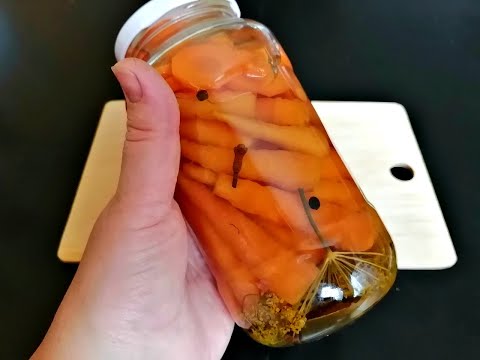 Видео: Пряная маринованная МОРКОВЬ на ЗИМУ/  Рецепт маринада для моркови