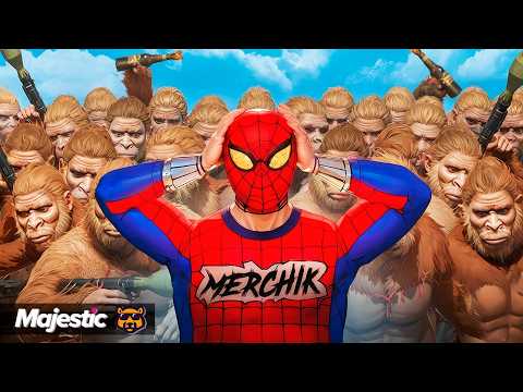 Видео: СОБРАЛ ВСЕХ ОБЕЗЬЯН НА СЕРВЕРЕ В GTA 5 RP