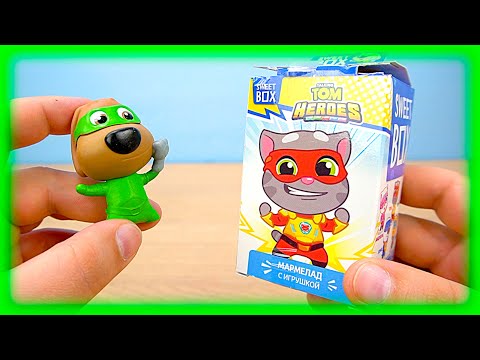 Видео: Говорящий Том Герои Свитбокс Talking Tom Heroes Sweetbox