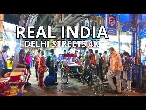 Видео: 🇮🇳 Это ночной Дели! Реальная жизнь в столице Индии 2025 года | Пеший тур в 4K