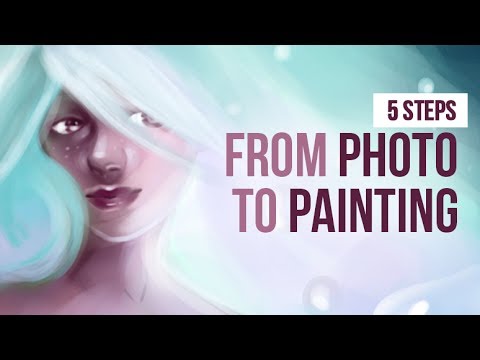 Видео: от СНИМКА в РИСУНКА | GloryArt